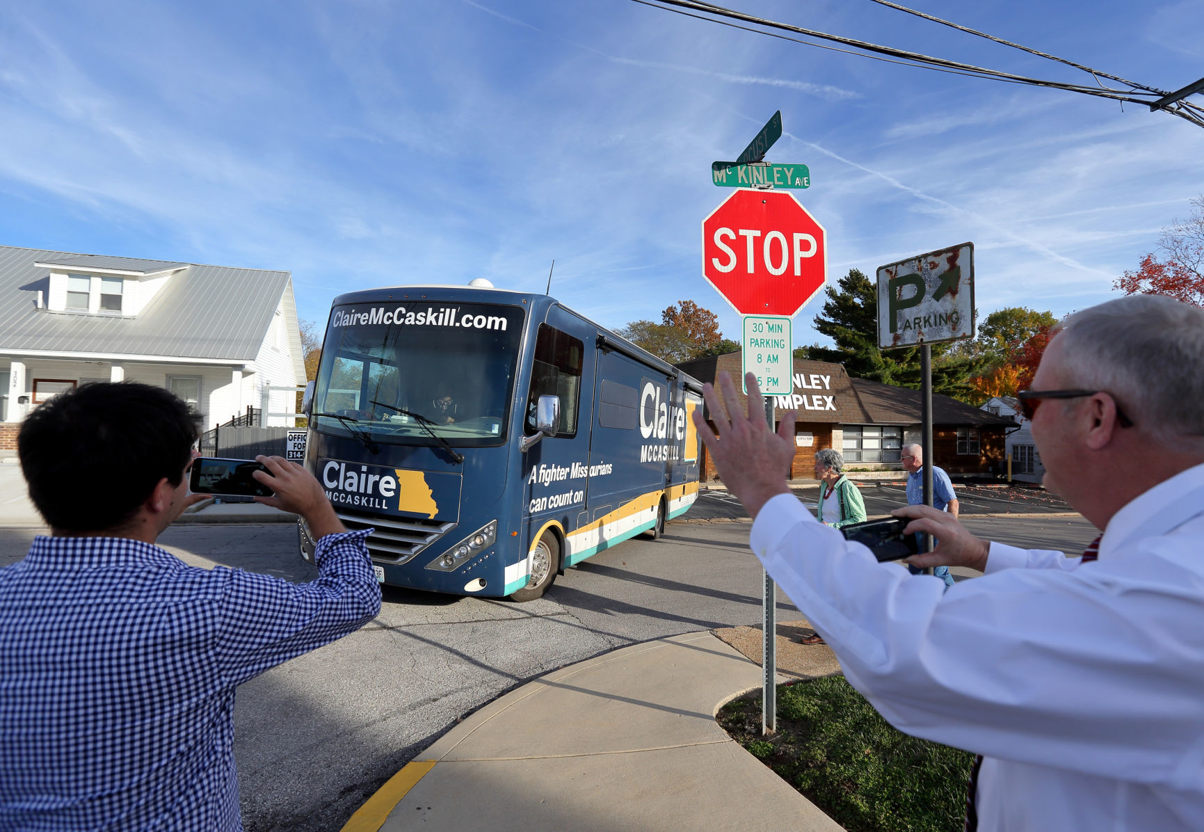 Claire McCaskill campaigns to keep Senate seat